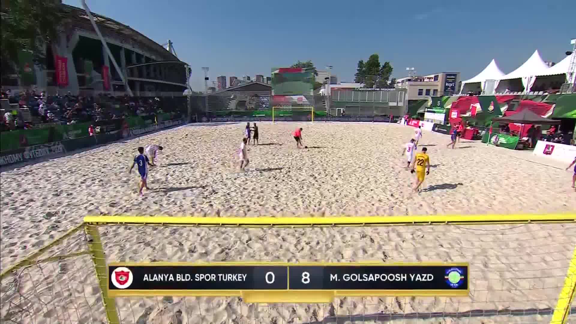 Alanya Bld. Spor vs M. Golsapoosh Yazd
