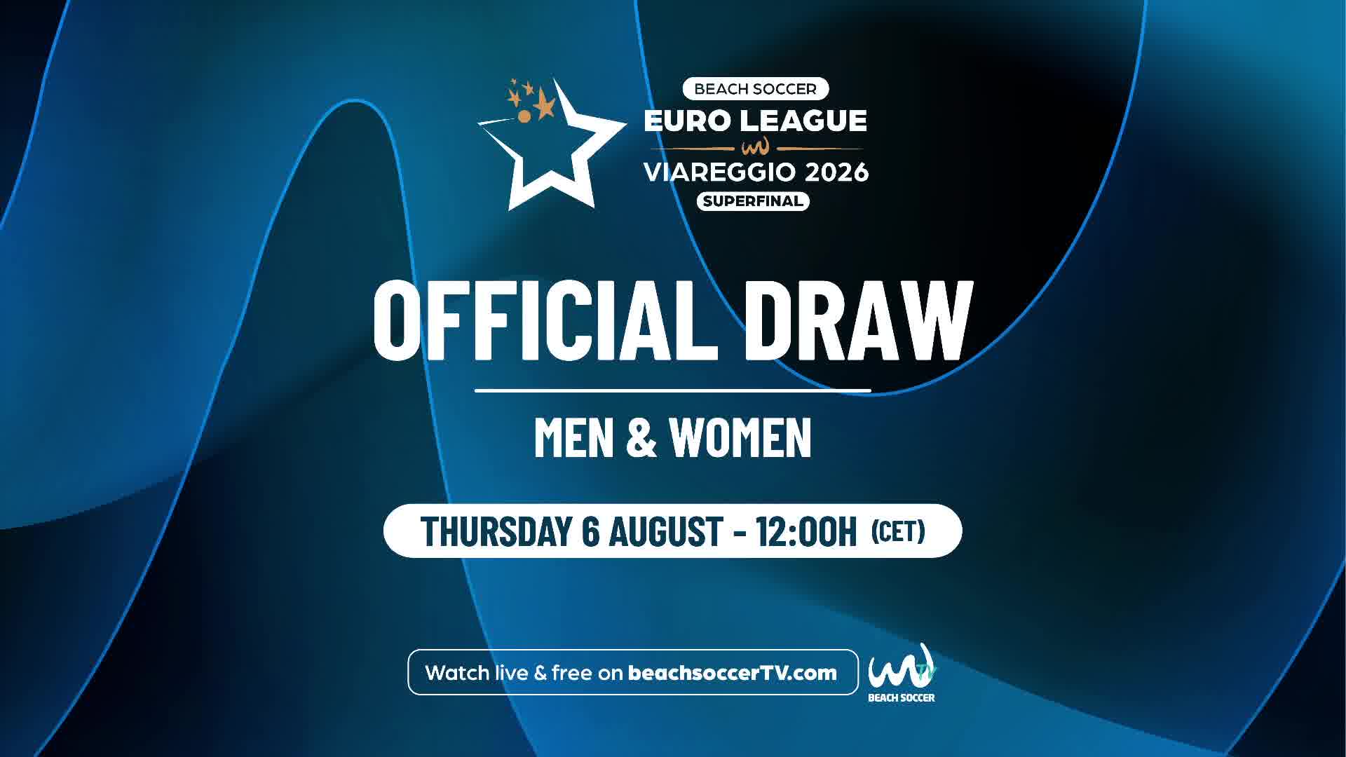 Euro Beach Soccer League Superfinal Viareggio 2026 – Official Draw
